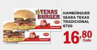 Hambúrguer seara texas tradicional