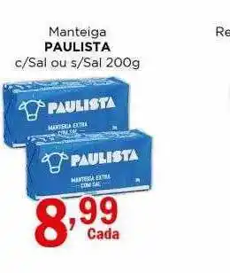 Supermercados Mundial Manteiga paulista c-sal ou s-sal oferta