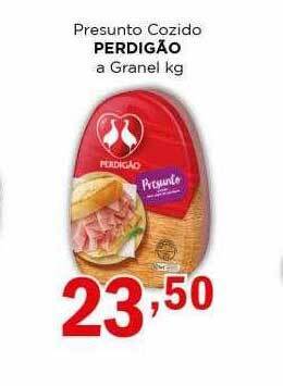 Supermercados Mundial Presunto cozido perdigão a granel kg oferta