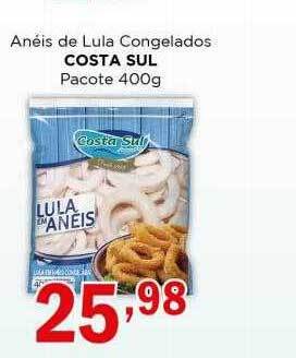 Supermercados Mundial Anéis de lula congelados costa sul pacote oferta