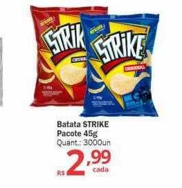 Althoff Supermercados Batata strike pacote oferta