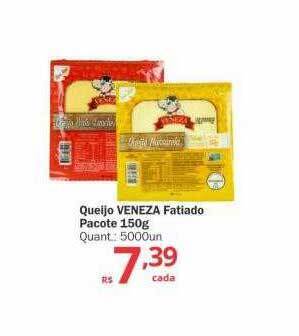 Althoff Supermercados Queijo veneza fatiado pacote oferta