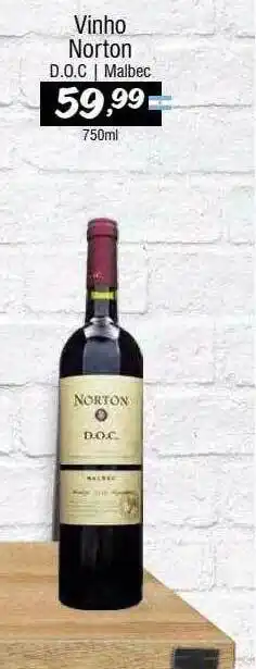Big Mais Supermercados Vinho norton d.o.c - malbec oferta