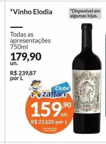 Zaffari Vinho elodia oferta