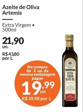 Zaffari Azeite de oliva artemis oferta
