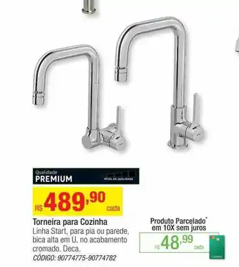 Leroy Merlin Torneira para cozinha linha start deca oferta