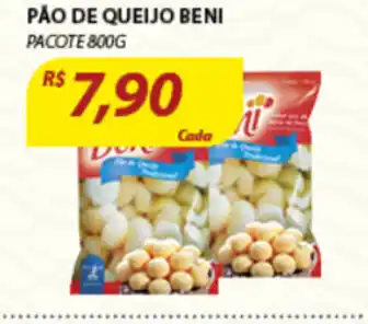 Assaí Atacadista Pao de Queijo Beni 800g oferta