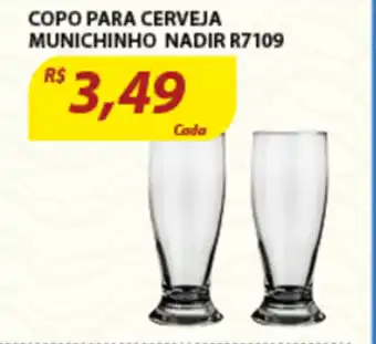 Assaí Atacadista Copo para Cerveja Munichinho Nadir oferta