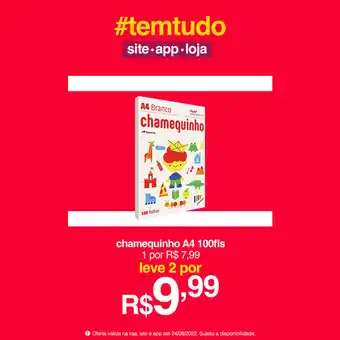 Chamequinho A4 100fls