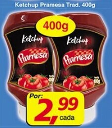 Supermercados Guanabara Ketchup Pramesa Trad. 400g oferta