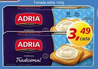 Supermercados Guanabara Torrada Adria 142g oferta