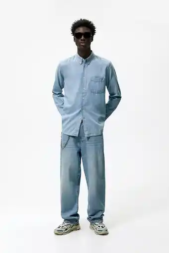 ZARA Camisa denim oferta