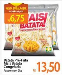 Atacadão Batata Pré Frita Mais Batata Congelada 2kg oferta
