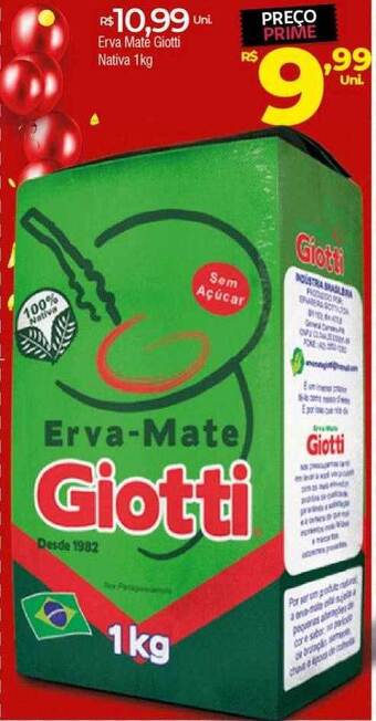 Erva mate giotti nativa