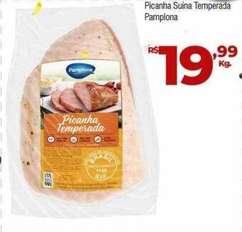 Brasão Supermercados Picanha suína temperada pamplona oferta