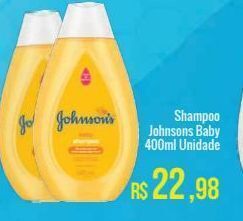 Mart Minas Shampoo johnsons baby 400ml unidade oferta