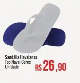 Sandália havaianas top naval cores unidade