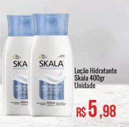 Mart Minas Loção hidratante skala 400gr unidade oferta