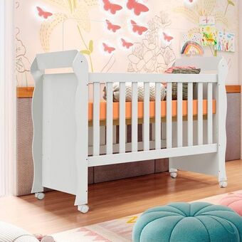 Zema Berço mini cama carolina mirelle branco oferta