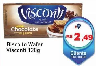 Tonin Superatacado Biscoito wafer visconti 120g oferta