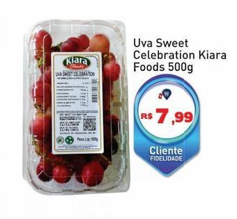 Tonin Superatacado Uva sweet celebration kiara foods 500g oferta