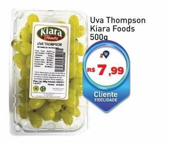 Tonin Superatacado Uva thompson kiara foods 500g oferta
