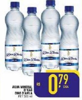Água mineral s/gás dias d'ávila 500ml