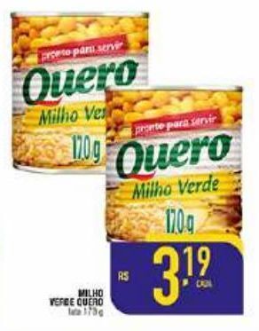 Mercantil Rodrigues Milho verde quero lata 170 g oferta