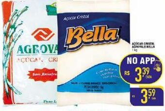 Mercantil Rodrigues Açúcar cristal agrovale/ bella 1kg oferta
