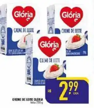 Mercantil Rodrigues Creme de leite glória 200g oferta