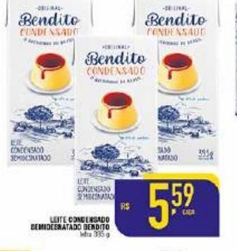 Mercantil Rodrigues Leite condensado semidesnatado bendito tetra 395 g oferta
