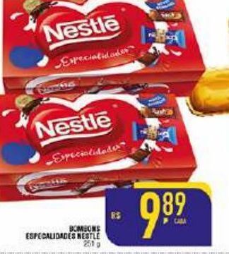 Mercantil Rodrigues Bombons especialidades nestlé 251g oferta