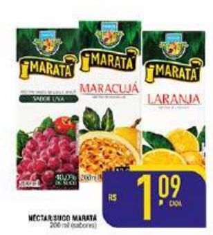 Mercantil Rodrigues Néctar/suco maratá 200ml oferta