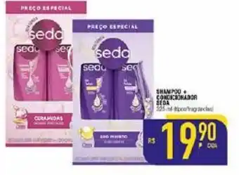 Mercantil Rodrigues Shampoo + condicionador seda 325ml oferta