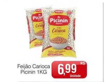 Supermercado Bem Barato Feijão carioca picinin oferta