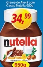 Supermercados Guanabara Creme de Avela com Cacau Nutella 650g oferta