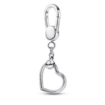 Porta charms pandora de coração - pequeno