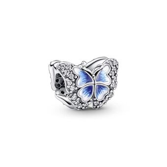 Pandora Charm brilhante borboleta azul oferta