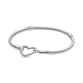 Bracelete moments com fecho de coracao