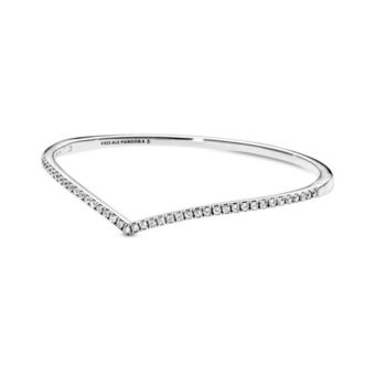 Pandora Bracelete rigido chevron brilhante oferta