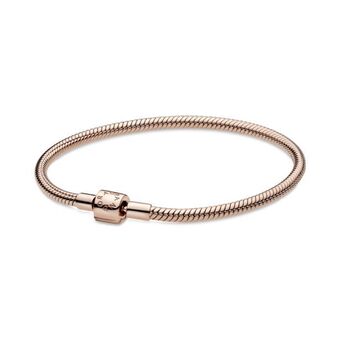 Pandora Bracelete pandora moments celebracao em ouro rose oferta
