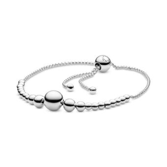Bracelete pandora cordao esferas