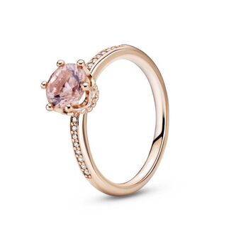 Pandora Anel solitario pandora coroa signature oferta