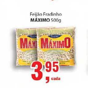 Feijão Fradinho Máximo 500g