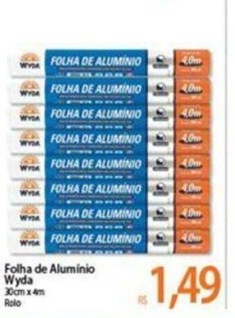 Atacadão Folha de Aluminio Wyda oferta