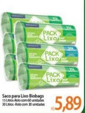Atacadão Saco para Lixo Biobags oferta