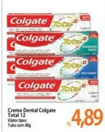 Atacadão Creme Dental Colgate Total 12 90g oferta