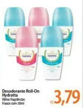 Atacadão Desodorante Roll-On Hydratta 50ml oferta