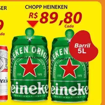 Cerveja chopp heineken