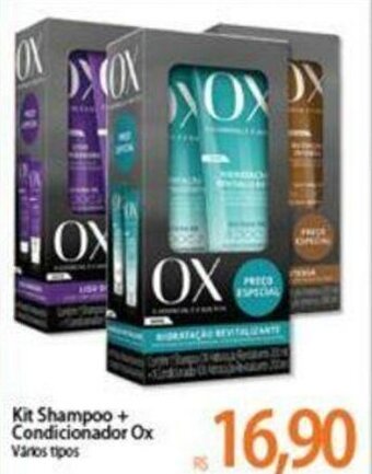 Kit Shampoo + Condicionador Ox
